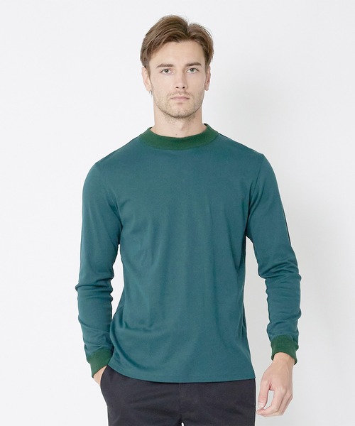 KNIT RIB MOCK