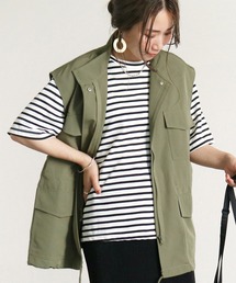 reca | スタンドカラーポケット付きベスト(ベスト)