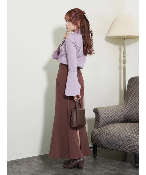 earth music&ecology（アースミュージックアンドエコロジー）の「マルチWAYボウタイブラウス（シャツ/ブラウス・レディース・ホワイト/ブラック/ピンク・FREE）」の10枚目の写真