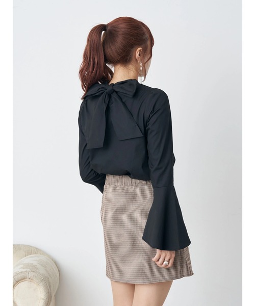 earth music&ecology（アースミュージックアンドエコロジー）の「マルチWAYボウタイブラウス（シャツ/ブラウス・レディース・ホワイト/ブラック/ピンク・FREE）」の17枚目の写真