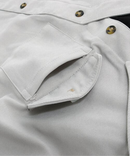 algy（アルジー）の「ベルト付きドッキングシャツ（シャツ/ブラウス・キッズ・グレー/サックスブルー/アイボリー・SMALL/MEDIUM/X-SMALL/XX-SMALL/XXX-SMALL）」の15枚目の写真