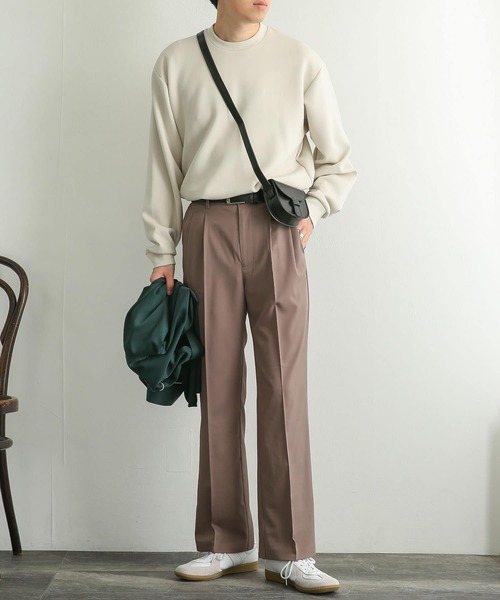 SENSE OF PLACE by URBAN RESEARCH（センスオブプレイスバイアーバンリサーチ）の「『ユニセックス』フェイクレザーフラップミニショルダー（ショルダーバッグ・メンズ・ブルー/オレンジ/ブラック/グリーン・ONE）」の16枚目の写真