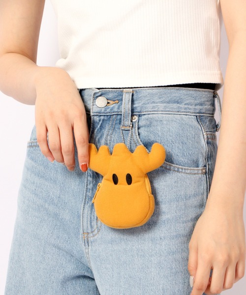 moz（モズ）の「moz フェイスポーチ（ポーチ・レディース・ブルー/グレー/ピンク/キャメル・FREE）」の2枚目の写真