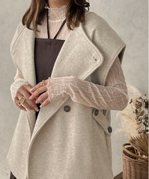 apres jour clair | 【apres jour clair】ウールライクベスト【ZOZOTOWN限定アイテム】(ベスト)