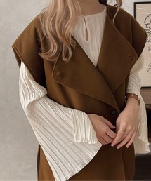 apres jour clair | 【apres jour clair】ウールライクベスト【ZOZOTOWN限定アイテム】(ベスト)