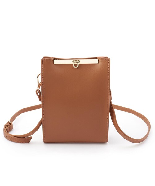 ITS'DEMO（イッツデモ）の「【メタル使いがトレンド】メタルバーミニショルダー（ショルダーバッグ・レディース・ブラック/グレー/グリーン/キャメル・00）」の4枚目の写真