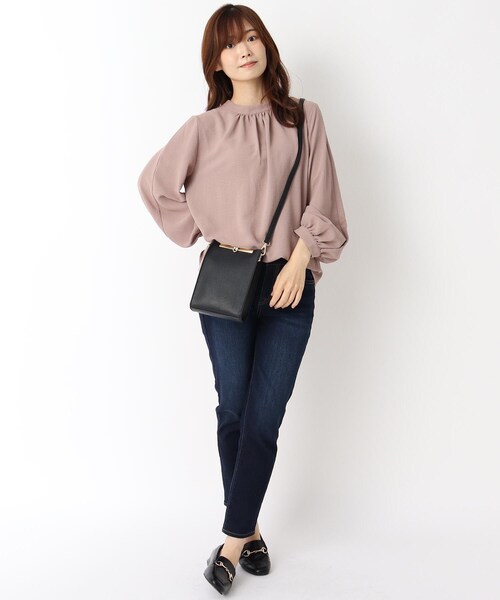 ITS'DEMO（イッツデモ）の「【メタル使いがトレンド】メタルバーミニショルダー（ショルダーバッグ・レディース・ブラック/グレー/グリーン/キャメル・00）」の9枚目の写真