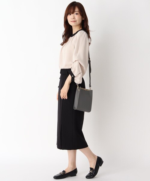 ITS'DEMO（イッツデモ）の「【メタル使いがトレンド】メタルバーミニショルダー（ショルダーバッグ・レディース・ブラック/グレー/グリーン/キャメル・00）」の7枚目の写真