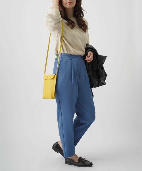 HONEYSUCKLE ROSE（ハニーサックルローズ）の「【HONEYSUCKLE ROSE】ボートネックニット（ニット/セーター・レディース・オフホワイト/オレンジ/グリーン/ブルー/ブラック・M/L）」の6枚目の写真