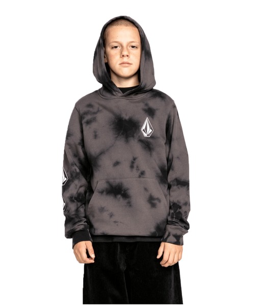 VOLCOM（ボルコム）の「ICONIC STONE PLUS PO（パーカー・キッズ・ブラック・SMALL/MEDIUM/LARGE/X-LARGE）」の5枚目の写真
