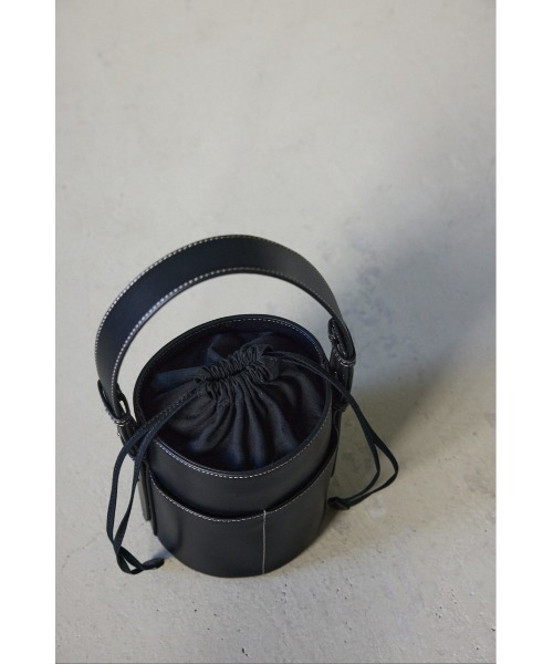 STYLEMIXER(スタイルミキサー)の「ステッチワークバケットバッグ(ハンドバッグ・レディース・マジェンタ/ブラック・FREE)」の16枚目の写真