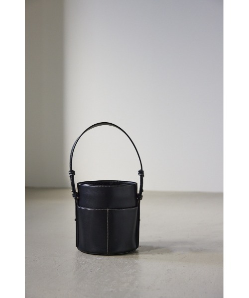 STYLEMIXER(スタイルミキサー)の「ステッチワークバケットバッグ(ハンドバッグ・レディース・マジェンタ/ブラック・FREE)」の18枚目の写真