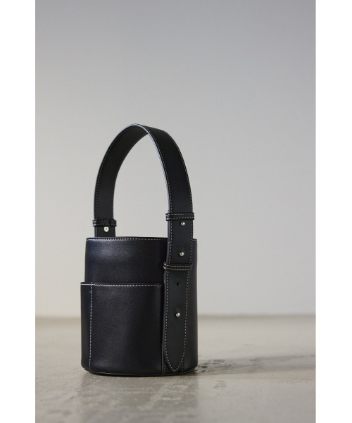 STYLEMIXER(スタイルミキサー)の「ステッチワークバケットバッグ(ハンドバッグ・レディース・マジェンタ/ブラック・FREE)」の19枚目の写真