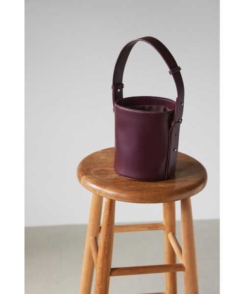 STYLEMIXER(スタイルミキサー)の「ステッチワークバケットバッグ(ハンドバッグ・レディース・マジェンタ/ブラック・FREE)」の10枚目の写真