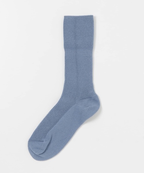 URBAN RESEARCH ROSSO WOMEN（アーバンリサーチ　ロッソ）の「Johnstons　Rib Ankle Sock（ソックス/靴下・レディース・ライトグレー/ライトブルー・-）」の5枚目の写真