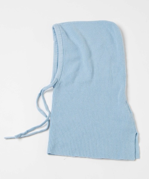 WEGO(ウィゴー)の「WEGO/ニットフードバラクラバ(ネックウォーマー/スヌード・レディース・オレンジ/ブルー/ピンク/ブラック/ホワイト/ライム/グレー/サックスブルー/ライトイエロー/ライトピンク・FREE)」の21枚目の写真