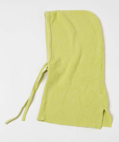 WEGO(ウィゴー)の「WEGO/ニットフードバラクラバ(ネックウォーマー/スヌード・レディース・オレンジ/ブルー/ピンク/ブラック/ホワイト/ライム/グレー/サックスブルー/ライトイエロー/ライトピンク・FREE)」の20枚目の写真