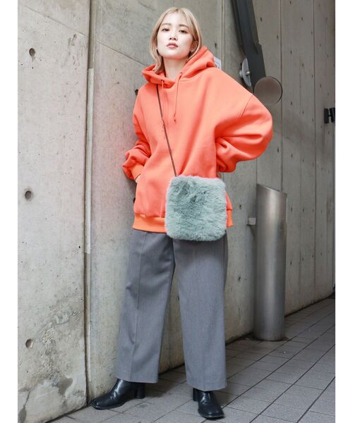 MURUA（ムルーア）の「ベーシックワイドパンツ（スラックス・レディース・ブラック/グレー/ブルー/その他1・1/2）」の19枚目の写真