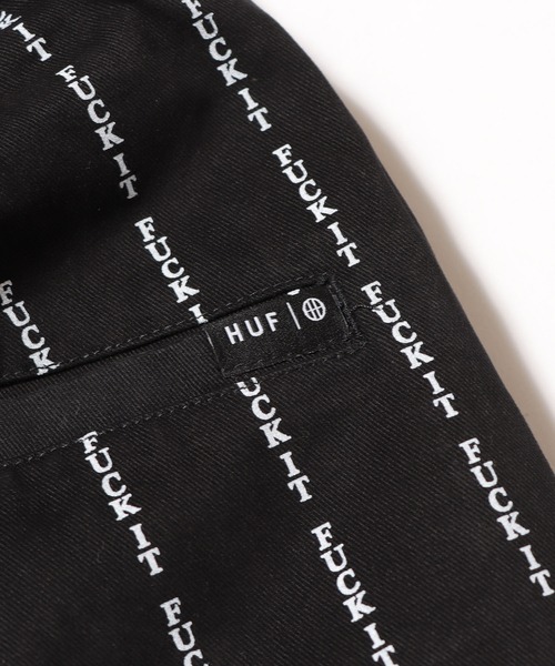 HUF(ハフ)の「HUF/ハフ FUCK IT CORE EASY PANT ワークパンツ(チノパンツ・メンズ・ブラック・S/M/L)」の14枚目の写真