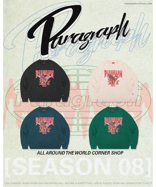 Paragraph（パラグラフ）の「A'GEM/9 × .kom『paragraph/パラグラフ』バードニット（ニット/セーター・メンズ・ブラック/ネイビー/グリーン/アイボリー・FREE）」の6枚目の写真