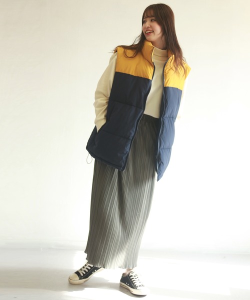 WESTSEA(ウエストシー)の「パネル切替 中綿ベスト(ベスト・メンズ・ネイビー/グリーン/ブラック・M/L/XL)」の13枚目の写真