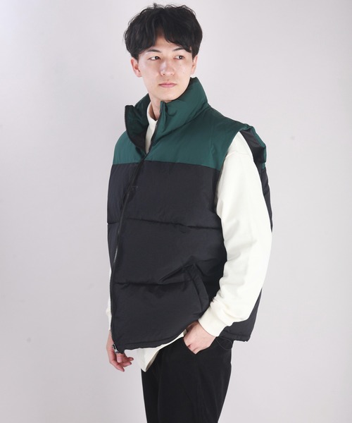 WESTSEA(ウエストシー)の「パネル切替 中綿ベスト(ベスト・メンズ・ネイビー/グリーン/ブラック・M/L/XL)」の15枚目の写真