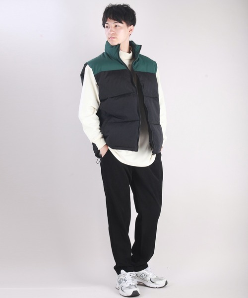 WESTSEA(ウエストシー)の「パネル切替 中綿ベスト(ベスト・メンズ・ネイビー/グリーン/ブラック・M/L/XL)」の17枚目の写真