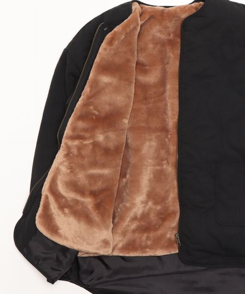 HONEYSUCKLE ROSE（ハニーサックルローズ）の「【HONEYSUCKLE ROSE】マルチウェイキルトジャケット（ダウンジャケット/コート・レディース・ブラック/カーキブラウン・M/L）」の4枚目の写真