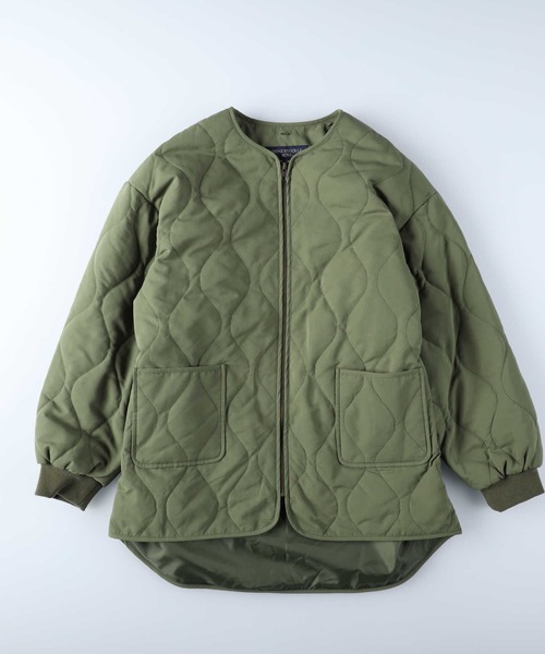 HONEYSUCKLE ROSE（ハニーサックルローズ）の「【HONEYSUCKLE ROSE】マルチウェイキルトジャケット（ダウンジャケット/コート・レディース・ブラック/カーキブラウン・M/L）」の5枚目の写真