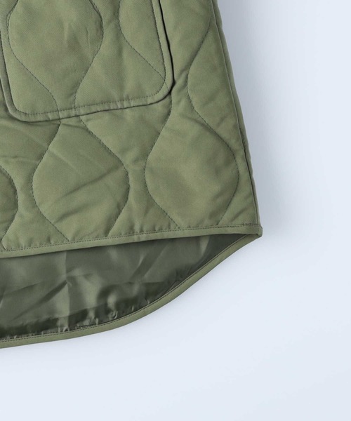 HONEYSUCKLE ROSE（ハニーサックルローズ）の「【HONEYSUCKLE ROSE】マルチウェイキルトジャケット（ダウンジャケット/コート・レディース・ブラック/カーキブラウン・M/L）」の10枚目の写真