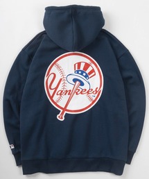 MLB（メジャーリーグベースボール）の「【MLB】メジャーリーグ コレクション バックプリントチームロゴ プルパーカー/ プリントフーディー/リラックスフィット/裏起毛（パーカー・メンズ）」