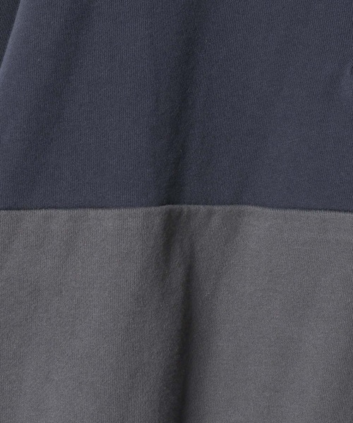 CHARI&CO（チャリアンドコー）の「【CHARI&CO safe ride】バイカラ―ポロシャツL/S（Tシャツ/カットソー・メンズ・ネイビー/サックスブルー・MEDIUM/LARGE）」の15枚目の写真