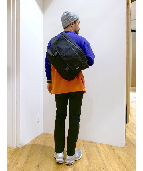 CHARI&CO（チャリアンドコー）の「【CHARI&CO safe ride】バイカラ―ポロシャツL/S（Tシャツ/カットソー・メンズ・ネイビー/サックスブルー・MEDIUM/LARGE）」の18枚目の写真