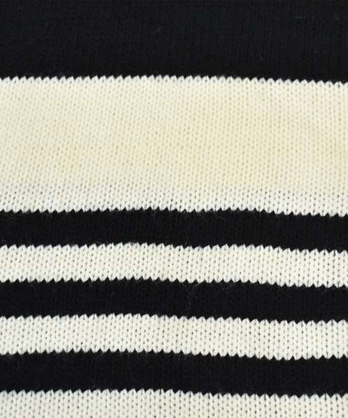 VINTAGE（ヴィンテージ）の「【ヴィンテージ古着】90's MORGAN SQUARE ボーダー アクリルニット デザインニット USA製（ニット/セーター・メンズ・その他・LARGE）」の6枚目の写真