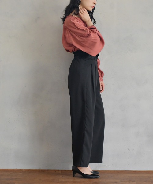 BITTOKO(ビットコ)の「HWリボンパンツ(その他パンツ・レディース・カーキ/ブラック・FREE)」の14枚目の写真