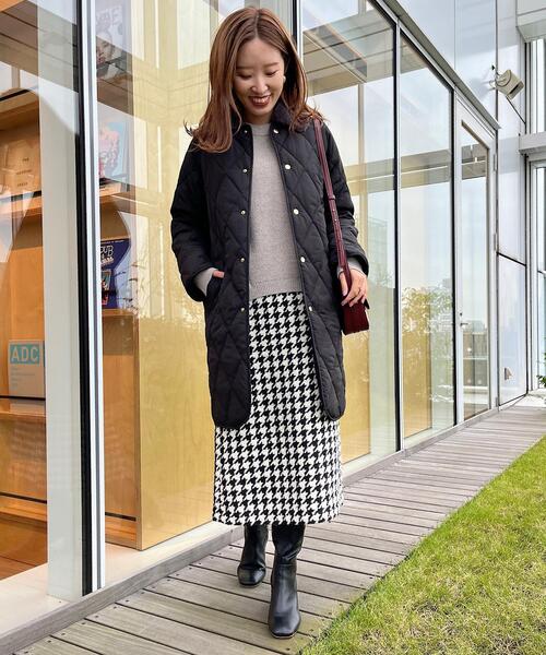 couture brooch(クチュールブローチ)の「◆【パッと目を惹く主役級アイテム】ループツイードナローロングスカート(スカート・レディース・ブラック系1/ネイビー系1・36/38/40/42)」の12枚目の写真