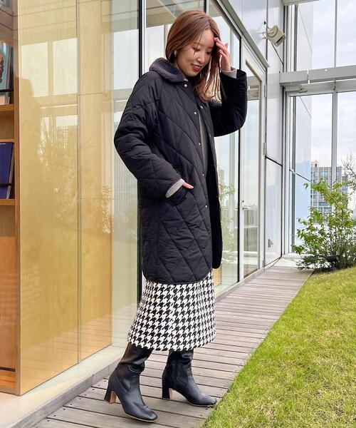 couture brooch(クチュールブローチ)の「◆【パッと目を惹く主役級アイテム】ループツイードナローロングスカート(スカート・レディース・ブラック系1/ネイビー系1・36/38/40/42)」の9枚目の写真