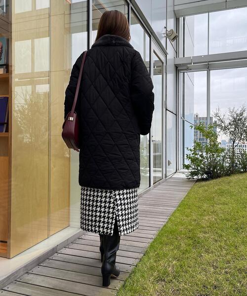 couture brooch(クチュールブローチ)の「◆【パッと目を惹く主役級アイテム】ループツイードナローロングスカート(スカート・レディース・ブラック系1/ネイビー系1・36/38/40/42)」の3枚目の写真