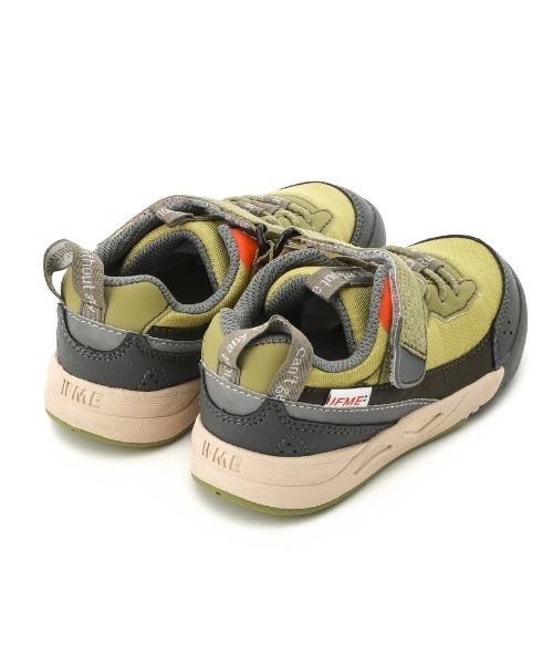IFME（イフミー）の「IFME＋/イフミープラススニーカー（スニーカー・キッズ・ベージュ/カーキオリーブ・19.0cm/21.0cm/16.0cm/15.0cm/20.0cm/17.0cm/18.0cm）」の4枚目の写真