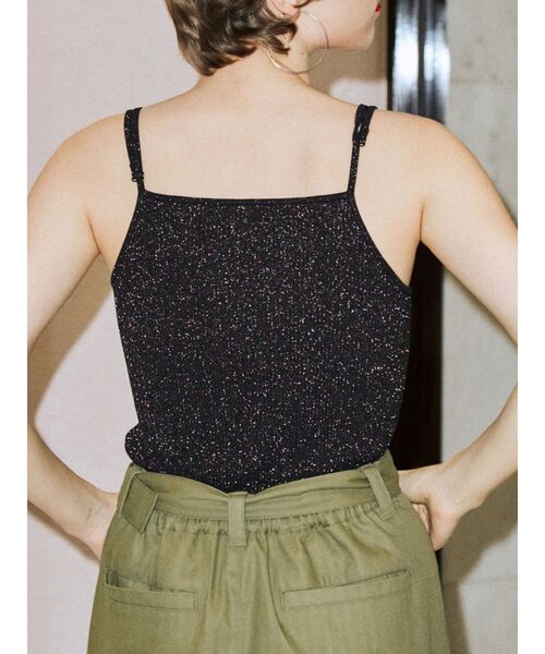 セール】パイピングニットキャミ（キャミソール）｜jouetie