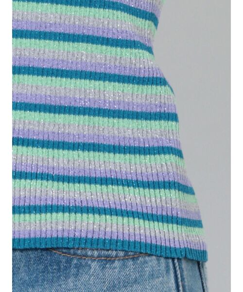 jouetie（ジュエティ）の「パイピングニットキャミ（キャミソール・レディース・ブルー/レッド/ブラック・MEDIUM）」の17枚目の写真