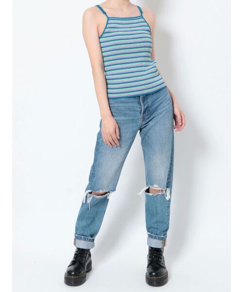 jouetie（ジュエティ）の「パイピングニットキャミ（キャミソール・レディース・ブルー/レッド/ブラック・MEDIUM）」の19枚目の写真