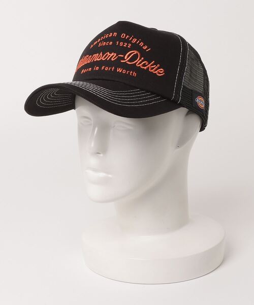 Dickies(ディッキーズ)の「【DICKIES/ディッキーズ】American casual mesh CAP A アメリカンカジュアルメッシュキャップA(キャップ・メンズ・ホワイト/ブラック/オレンジ/グレー・FREE)」の4枚目の写真