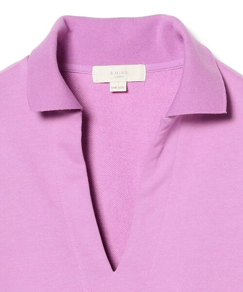 B:MING by BEAMS(ビーミングバイビームス)の「B:MING by BEAMS / スキッパー 裏毛スウェット(スウェット・レディース・パープル系その他4/ブラック/グリーン・ONE SIZE)」の18枚目の写真