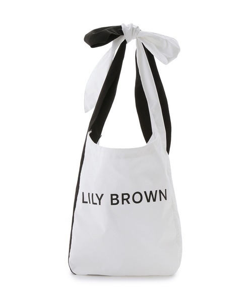 LILY BROWN（リリーブラウン）の「【LILY BROWN×MARY QUANT】エコバック（エコバッグ/サブバッグ・レディース・ブラック/グリーン/ピンク/オレンジ・FREE）」の6枚目の写真