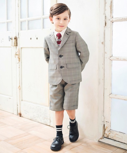 BRANSHES（ブランシェス）の「【キメ服】フォーマルジャケット（スーツジャケット・キッズ・ネイビー/グレー・110/120/130）」の6枚目の写真