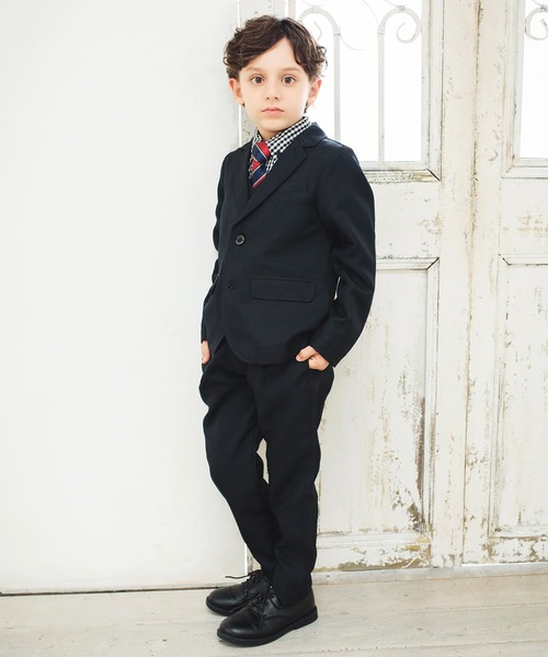 BRANSHES（ブランシェス）の「【キメ服】フォーマルジャケット（スーツジャケット・キッズ・ネイビー/グレー・110/120/130）」の9枚目の写真