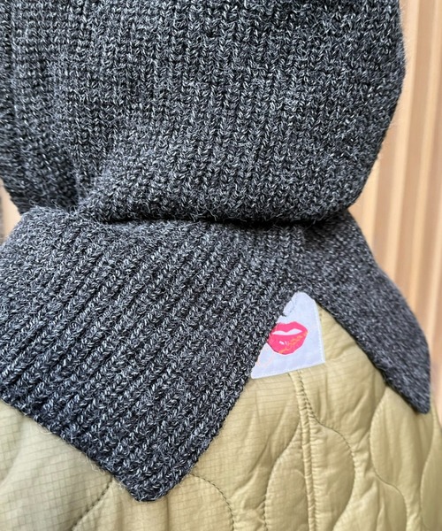 CIAOPANIC（チャオパニック）の「カラーニットバラクラバ（ネックウォーマー/スヌード・レディース・オフホワイト/ブラック/ピンク・FREE）」の19枚目の写真