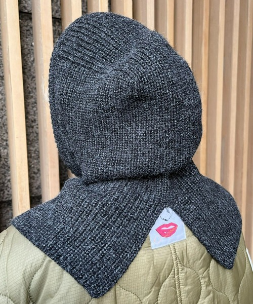 CIAOPANIC（チャオパニック）の「カラーニットバラクラバ（ネックウォーマー/スヌード・レディース・オフホワイト/ブラック/ピンク・FREE）」の15枚目の写真