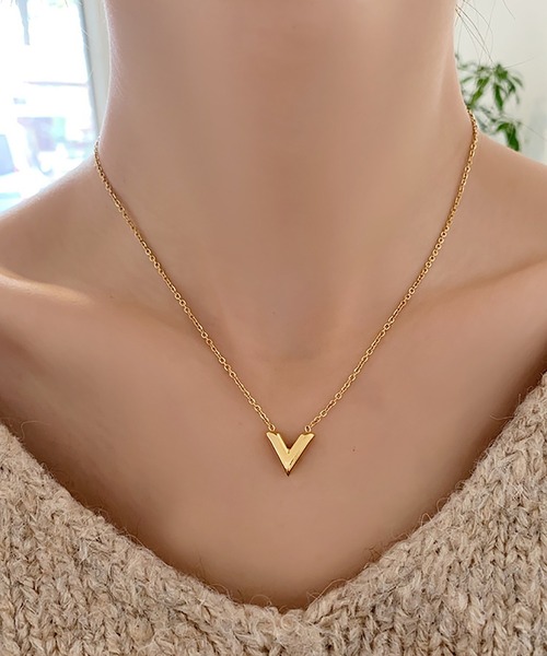 ABBEY MARKET（アビーマーケット）の「ステンレス製 ネックレス サージカルステンレス（ネックレス・レディース・ゴールド/ピンクゴールド/シルバー・FREE）」の2枚目の写真